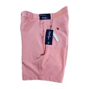 WALTER HAGEN PERFORMANCE II PUREFLEX ELASTIC WAIST SIZE 30, 9", CORAL‎ NWT